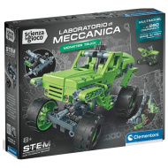Science &amp; Play: Mechanische Werkstatt - Monstertruck-Bausatz - Clementoni