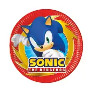 Sonic der Igel 8er-Papierteller-Set 20cm