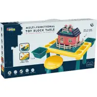 Spieltisch mit Bausteinen, 76-teiliges Set