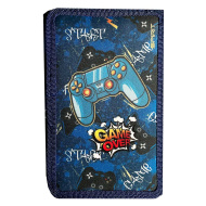 Spirit: Game Over – gefülltes, dreistöckiges Federmäppchen mit Gamer‑Motiv, 28‑teilig.