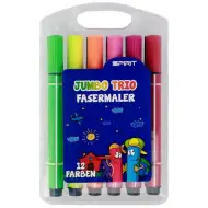 Spirit: Jumbo Trio dicker dreieckiger Filzstift 12er-Set