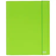 Spirit: Neon grüne Gummiband-Kartonmappe A4 mit 30mm Dicke