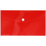 Spirit: Rote Dokumentenmappe mit Druckknopfverschluss 235 x 115 mm