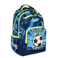Spirit: Schulrucksack mit 3D-Fußballdesign, abgerundete Form, 34 x 26 x 44 cm