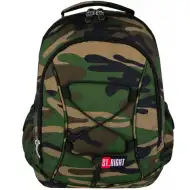 St.Right Moro tarnfarbener zweifach unterteilter Schulranzen, Rucksack