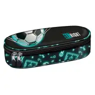 St.Right Neon Football ovales Federmäppchen PC01 23x9,5x6cm