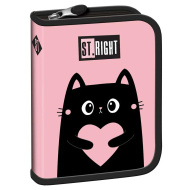 St.Right Purrfect Love aufklappbares Federmäppchen PC03 20,5×14×3,5 cm