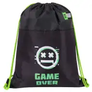 St.Right VR Gamer schwarzer Turnbeutel, Sportbeutel 43x32cm