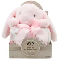 SweetDreams: Decke und Plüschhase in Rosa