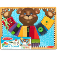 Teddybär-Lernspielzeug auf Holzbrett zur Förderung grundlegender Fähigkeiten - Melissa &amp; Doug