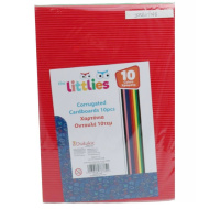 The Littlies Bunte Wellpappe, 10er-Pack, A4