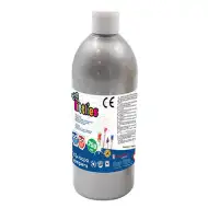 The Littlies: Silberfarbene Temperafarbe 250ml
