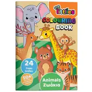 The Littlies: Tier-Malbuch 24 Seiten mit 50 Aufklebern A4