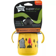 Tommee Tippee: Superstar Gelber Trainingsbecher mit Trinkhalm, 300 ml