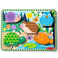 Touch &amp; Feel Waldtiere – haptisches Holzpuzzle – Melissa &amp; Doug