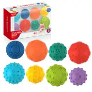 Touchball: 8-teiliges Ballset zur Förderung des Tastsinns