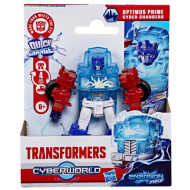Transformers Cyberworld Cyber Changers: Optimus Prime verwandelbare Roboterfigur – Hasbro