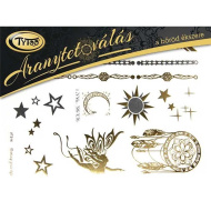 TyToo: Gold-Tattoo-Set 21 x 15 cm - Traumfänger, Fee