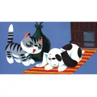 Ungezogener Kater-Diafilm