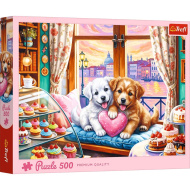 Welpenliebe Premium-Qualität 500-teiliges Puzzle – Trefl