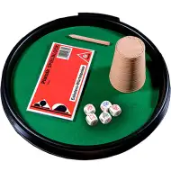 Würfelpoker-Tablett mit Pokerwürfeln - Piatnik