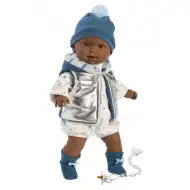 Zareb 42 cm große Puppe mit Geräusch und Schnuller