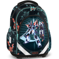 Ars Una: A.R.M.S. Schulranzen/Rucksack mit Robotermotiv, 33×43×22 cm