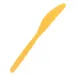 10 gelbe Plastemesser