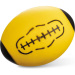 American-Football, Rugby-Schaumstoffball 25 x 18 cm - Mondo Toys