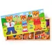 Anziehbare Bärenfamilie Holzpuzzle - Woodyland