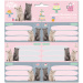 Ars Una: Cute Animals – Tea Party, mit Katzenmotiv, verpackte Heftaufkleber, 3×6 Stück