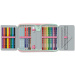 Ars Una: Cute Animals Tea Party – aufklappbares, gefülltes Federmäppchen mit Katzenmotiv, 12,8 x 19,3 x 3,6 cm