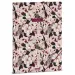 Ars Una: Flowery Pink Blumen-Gummibandmappe A/4