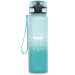 Ars Una: Ice – weiß-hellblau verlaufende, matte, BPA-freie Trinkflasche, 600 ml