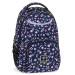 Ars Una: Navy Bloom AU-6 Schultasche, Rucksack 34 x 45 x 26 cm