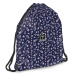 Ars Una: Navy Bloom Teenager-Turnbeutel, Sportbeutel 37,5 x 46 cm