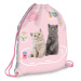 Ars Una: Niedliche Tiere Teeparty Katzen-Turnbeutel, Sportbeutel 32 x 42 cm