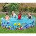 Bestway: Fill N Fun™ Odyssey starrwandiges Planschbecken mit Meeresmotiv Ø 244 x 46 cm