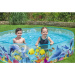 Bestway: Fill N Fun™ Odyssey starrwandiges Planschbecken mit Meeresmotiv Ø 244 x 46 cm