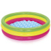 Bestway: Swim Squad™ aufblasbares, buntes Planschbecken mit drei Ringen Ø 102 x 25 cm
