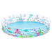 Bestway: Transparenter Dreiring-Pool mit Wasserwelt‑Motiv, 183 x 33 cm