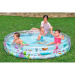 Bestway: Transparenter Dreiring-Pool mit Wasserwelt‑Motiv, 183 x 33 cm