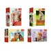 Bezaubernde Tiere 54-teiliges Mini-Puzzle 4 Arten - Trefl