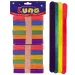 Bunte Holzstäbchen 114mm 100 Stück