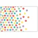 Bunte gepunktete Kunststofftischdecke – 120x180 cm