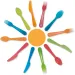 Buntes 12-teiliges Besteckset