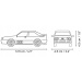 COBI: Audi Quattro 1980 weißes Auto-Bauset (24665)
