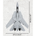 COBI: Top Gun F-14A Tomcat™ Bausatz (5811A)