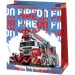 Cardex: Riesen-Geschenktasche mit Feuerwehrauto-Motiv, 33x15x44,5 cm