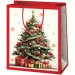 Cardex: Weihnachtsbaum mit Geschenken, mittelgroße Geschenktasche 17x10x23 cm